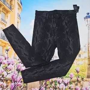 Kut From The Kloth Black Snake Print High Waist Skinny Jeans Size 14 NWT